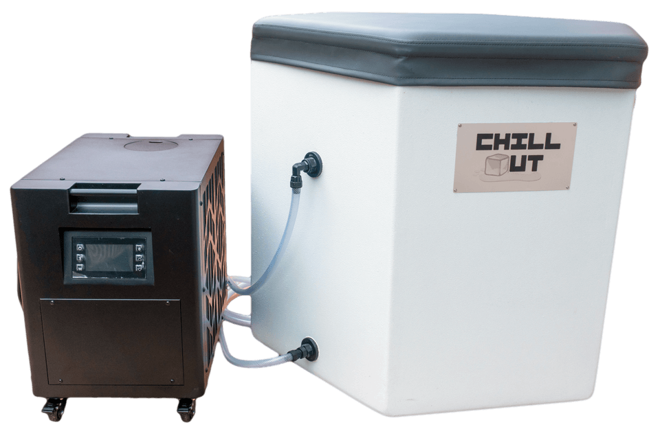 Ice tub and chiller unit clearcut